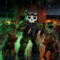 أيقونة Blocky SWAT Zombie Survival